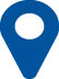 Blue location symbol icon